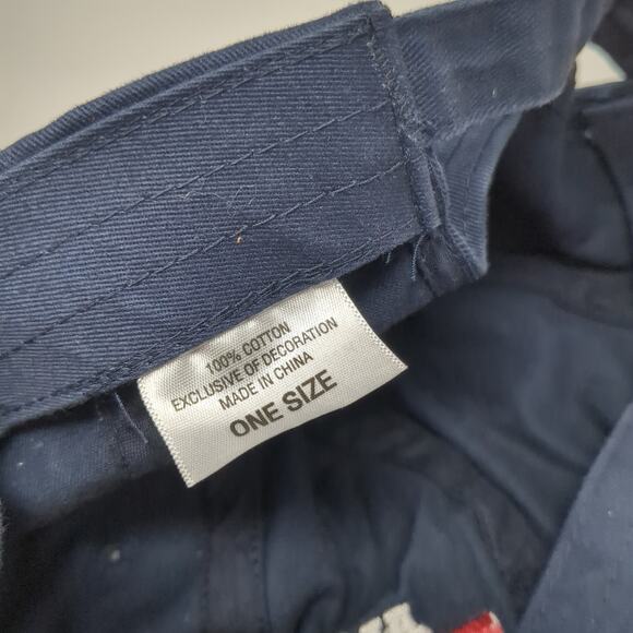 All American Grandpa Slideback Baseball Cap Blue One Size Adjustable Embroidered - Picture 9 of 9